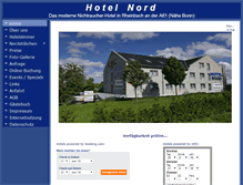 Tablet Screenshot of hotelnord.net